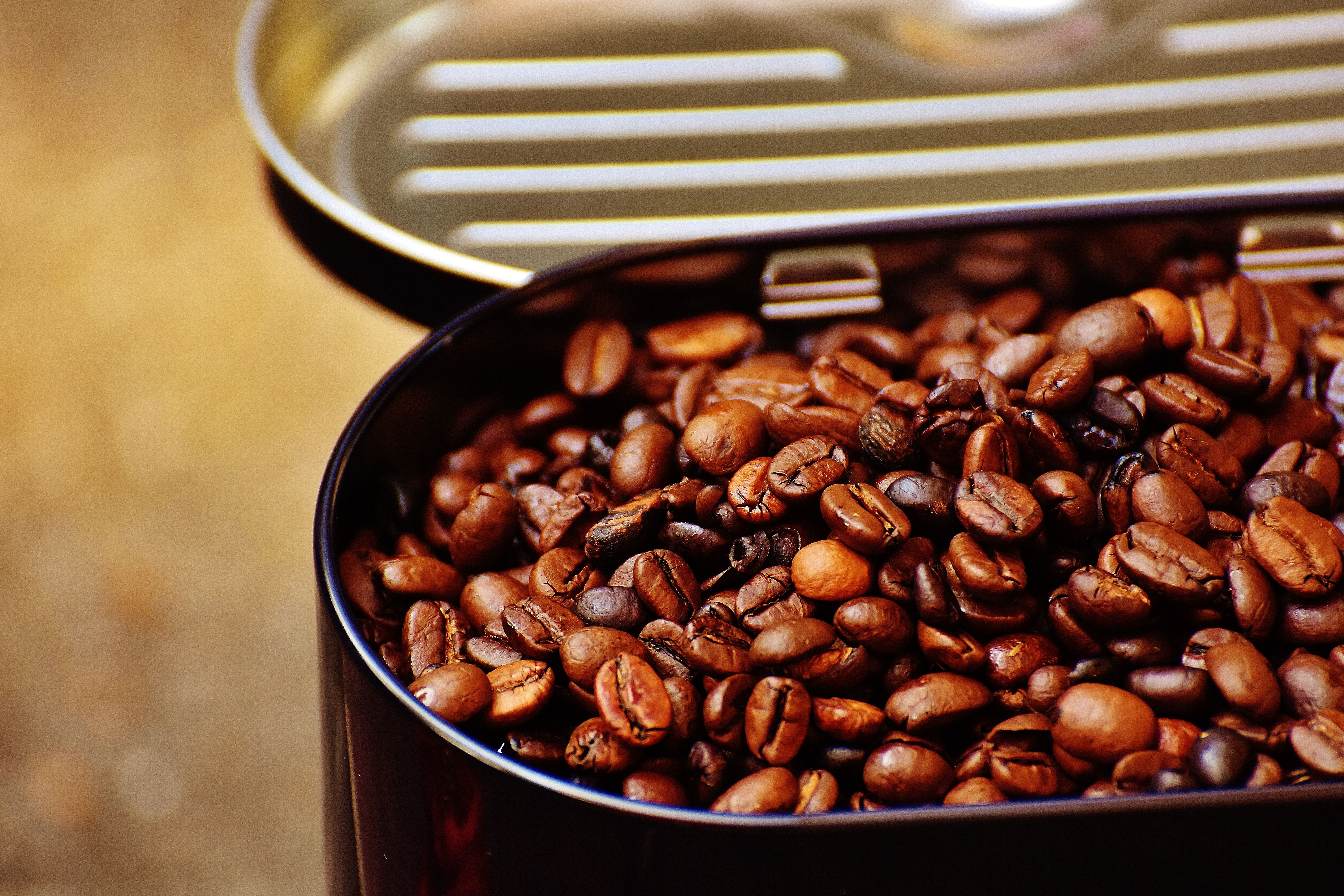 Coffee beans for cocktail garnish