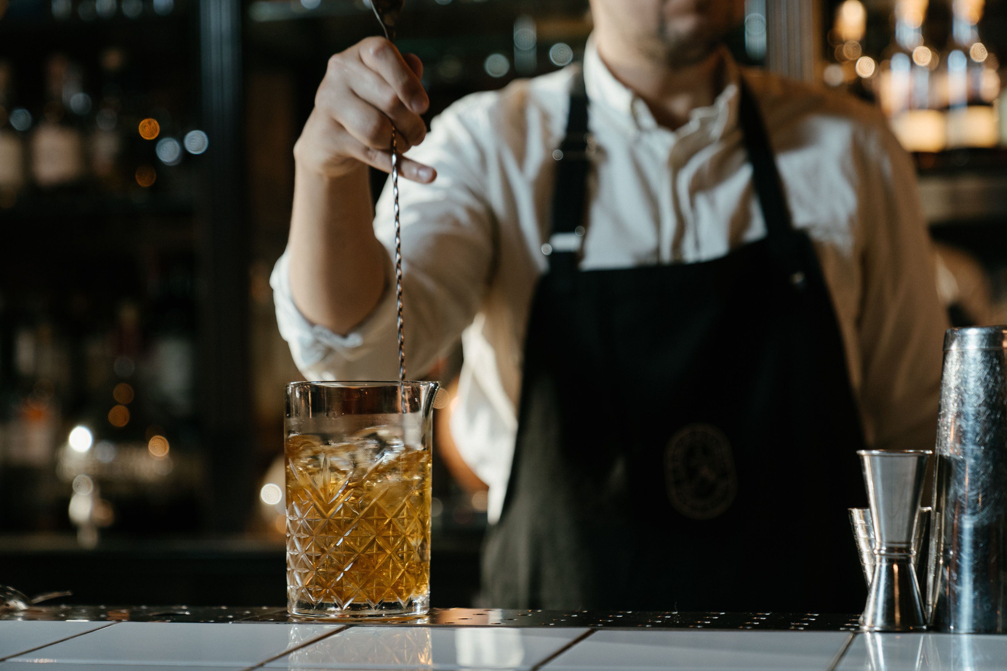 Mixing Glass & Bar Spoon