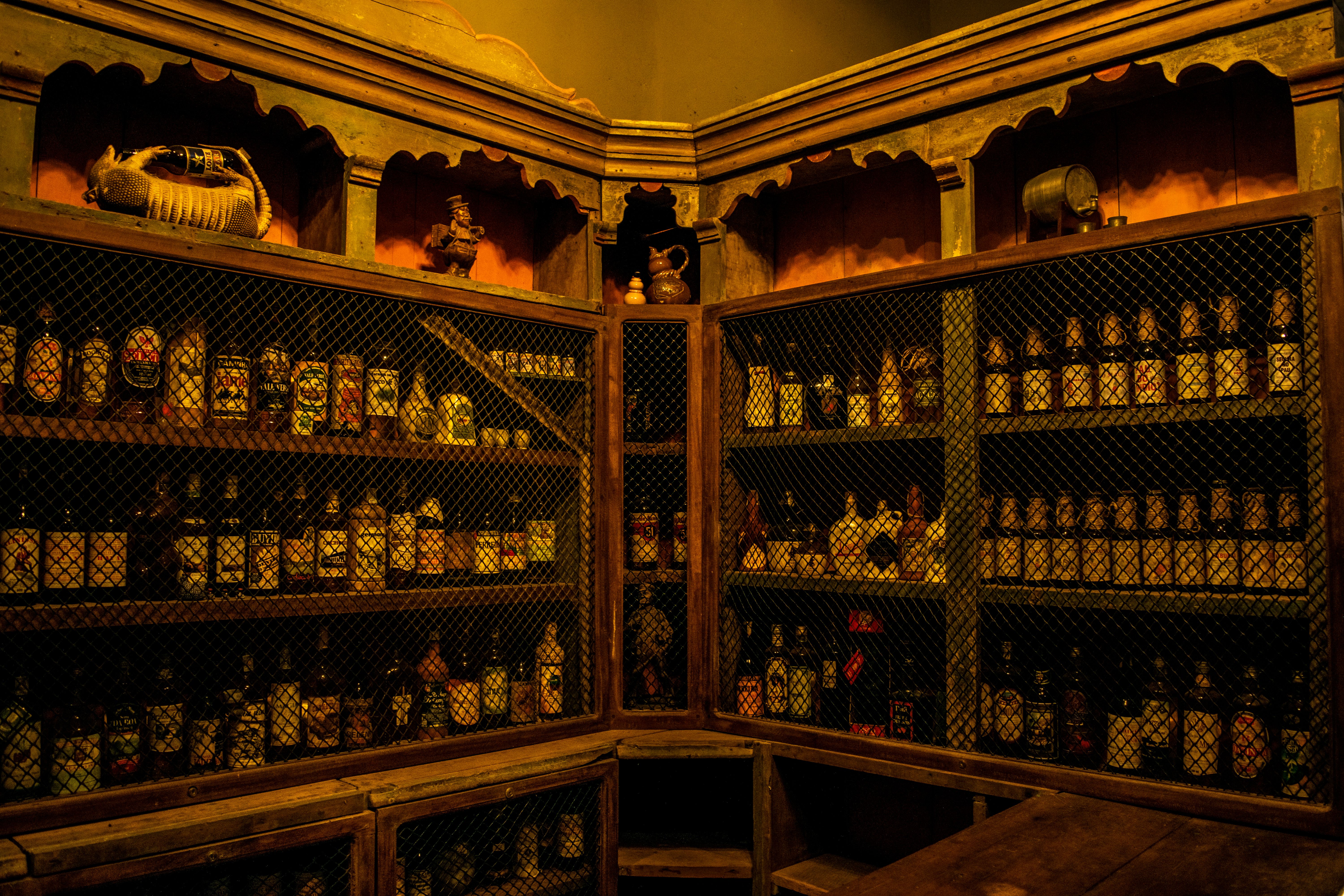Bar shelves
